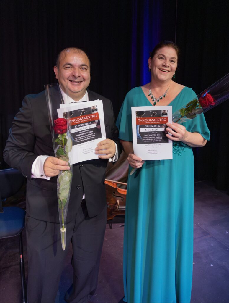 IX Valtakunnallisen TangoMaestro 2025 -tangolaulukilpailun voittajat!
Kyösti Baltzar (Laukaa)
Merja Ryyti (Nivala)